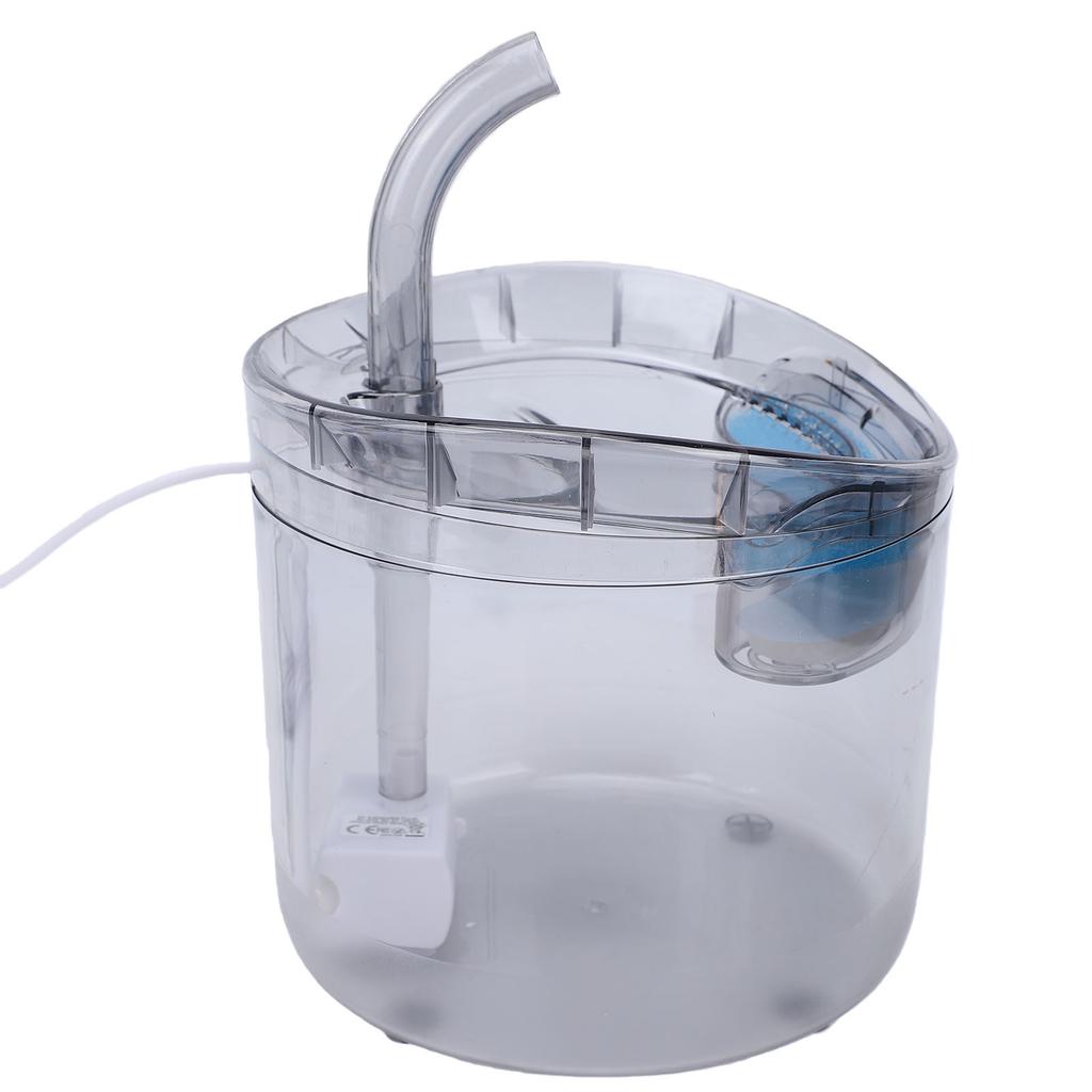 Solar Powered Pet Water Fountain 2L USB Powered Automatic Cat Dog Drinking Fountain for Indoor Outdoor Use