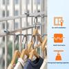 No Drill Railing Drying Rack Wave Shaped Clothes Storage Holder  Window Railing Use