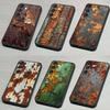 Retro I-Industrial R-Rusty Phone Case For Samsung S 25,24,23,22,30,21,10,9,Ultra,Plus,Lite,FE,4,5G Black Soft Case