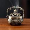 Chinese Style Incense Censer Alloy Fragrance Holder New Incense Burner  Desktop Ornament