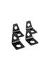 PLEGOOD 4-Point Seat Belt Mounting Bracket, L-Stay, M12 Bolt, 4 Pack, Universal Bracket, Thickness