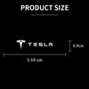 2/5/10Pcs Car Interior Random Stickers Car Steering Wheel Emblem Styling For Tesla Model 3 Model X S 2016-2023  Model Y Decals TM3 TMX