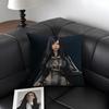 S-Stellar Bladee Game Cushion Cover Natural Linen Organic Fabric Double-Sided Printing Sofa Home Decor Gift Pillow Case