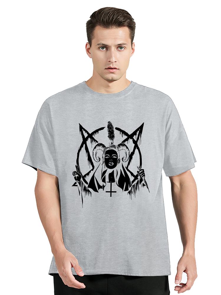 Horror Unholy Nun T-Shirt Unisex Plus Size O-Neck Tops Summer Casual Streetwear Tees Graphic Unisex Tshirt Cotton Fitness Clothes