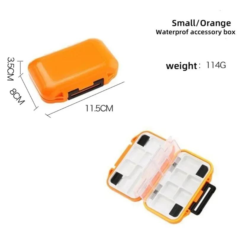 Fishing Tackle Organizer Box Storage Case Bait Plastic Accessories Containers Fishing Tackle Storage for Jigs Lures Beads Hooks