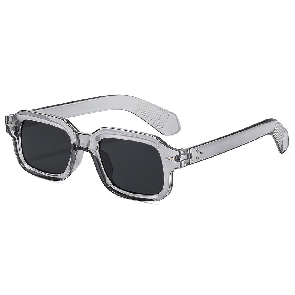 Geometric Style Square Sunglasses With Uv400 Protection For Travel And Fashion Enthusiasts