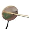 Green White Italian Modern Brass Diabolo Wall Light Stilnovo Sputnik Vanity Double Lamp