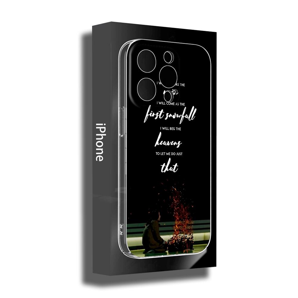 Guardian Lonely Great God Phone Case for Iphone 14 11 12 Pro 8 7 14 Plus X Pro MAX 13 MINI XR X XS SE 2020 Soft Phone Covers