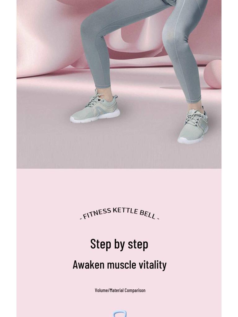 Women's & Men's Soft Kettlebell for Fitness, Squat, Glute, and Strength Training at Home