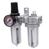 Air Compressor Filter Regulator Combo 1 4in SFC200 Aluminum Alloy Oil Water Separator Semi Auto Drain for Auto Repair
