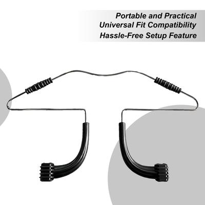 Car Hangers For Seat Stainless Steel Adjustable Telescopic Auto Organizer Car Seat Coat Hooks For Travel Road Trip Driving