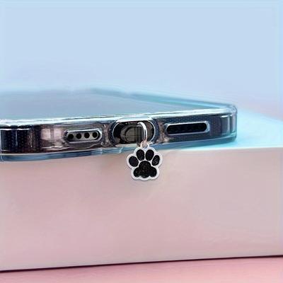 1Pc For Phone Samsung Type-C Interface Phone Dust Plug Cat Claw Cute Phone Dust Plug Accessories Pendant