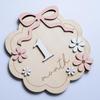 Wooden Milestone Photo Props Number Month Newborn Photography Props  for Girls Boys