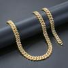 High Quality Custom 18K Gold Cuban Link Chains 12mm Diamond Iced Out Cz Miami Cuban Chain Hip Hop Necklace Mens Jewelry