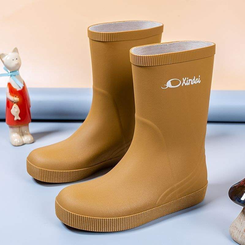 

Холодостойкие и теплые дождевые туфли женские бархатные водные туфли женские новые нескользящие парные резиновые сапоги кухонные рабочие водонепроницаемые туфли женские 45