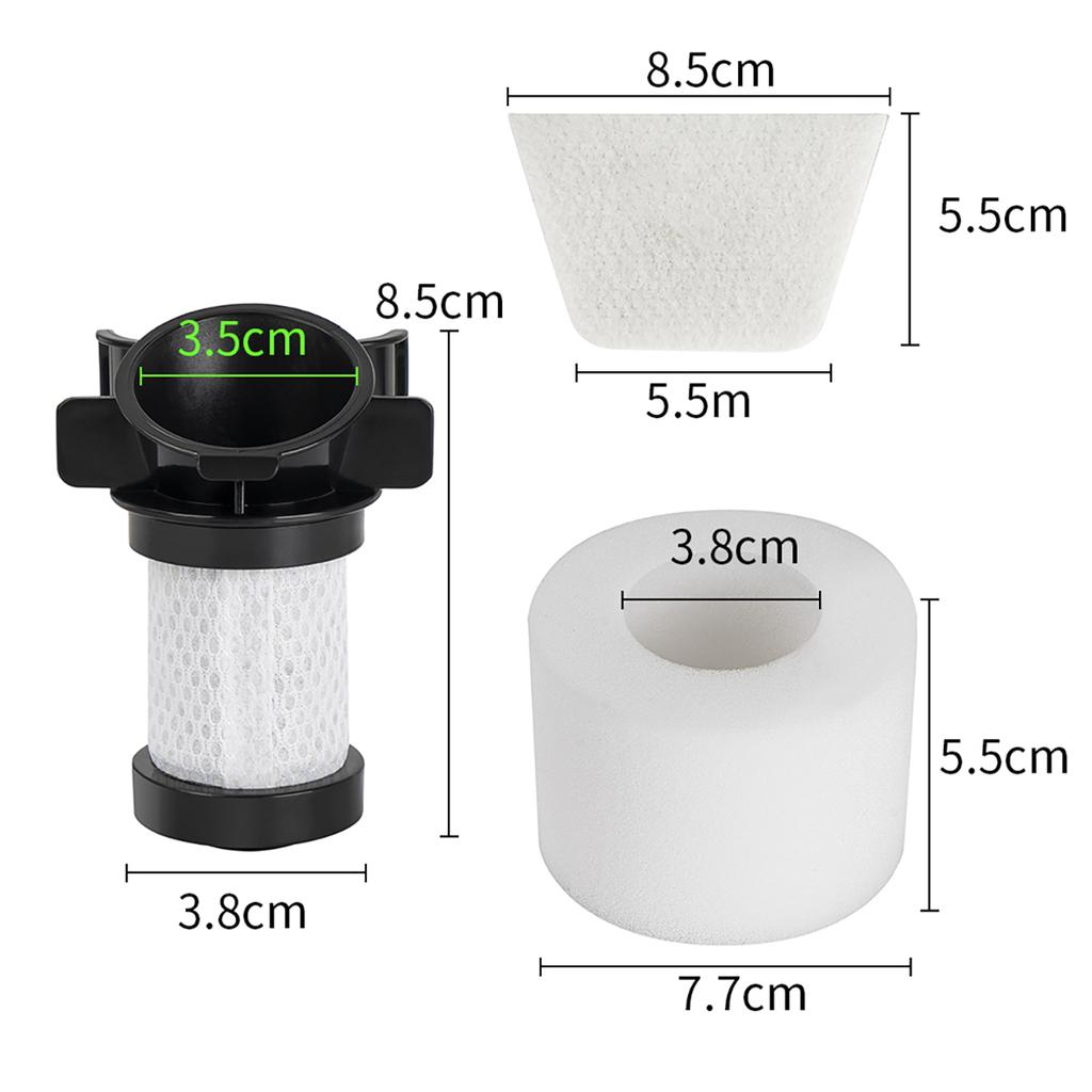Replacement HEPA Filter for Shark ION Flex DuoClean IF200 IF100 IF201 IF202 IF205 IF251 IF252 IF281 IF282 IF285 X30 X40 F60 Vacuum Cleaner