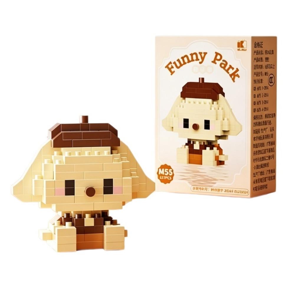 99 style Hello Kitty Building Blocks Cartoon Figures Kuromi Bricks My Melody Children's Assembly Toys Cinnamoroll Gift