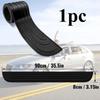 Black rubber rear trunk edge protection scratch protection cover pad for SUV rear bumper