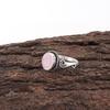 Adorables Bijoux en Pierre Gemme Calcédoine Rose, Bague en Argent Sterling 925, Bague de Guérison Fait Main Cadeau Pour Femmes