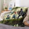 Over the Garden WallFlannel Blanket, High Quality Comfortable for All Seasons, Home Decor, Warmth and Comfort