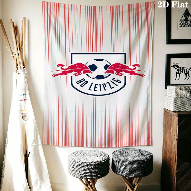 RB Leipzig logo Wall Hanging Printed Fabric Blanket Decorative Tapestries for Bedroom Living Room Home Decor