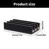 Impact Driver Drill Bit Holder Rack Support With Strong Magnets Suitable for Secure Bit Retention, Driver Bit Management