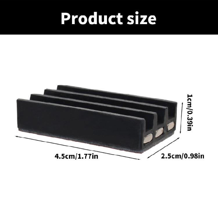 Impact Driver Drill Bit Holder Rack Support With Strong Magnets Suitable for Secure Bit Retention, Driver Bit Management