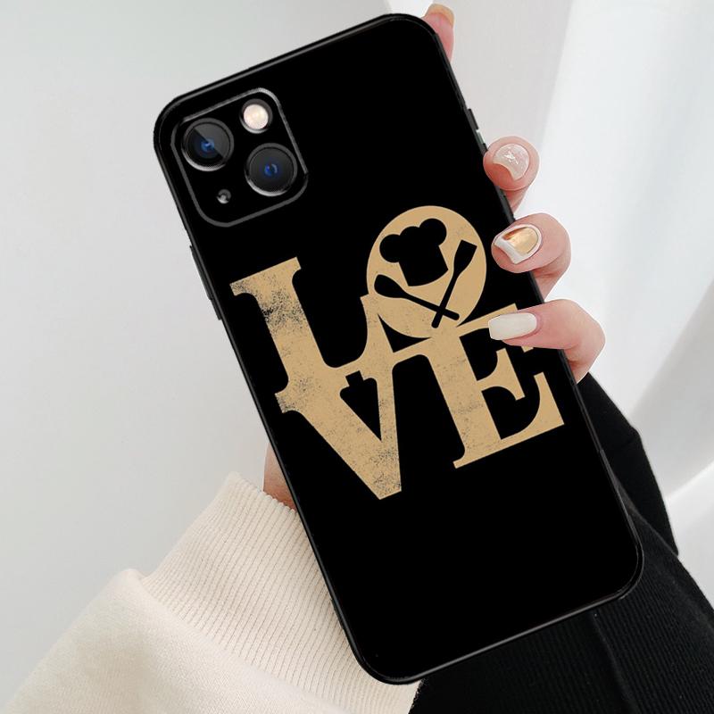 Baking Cook Chef Phone Case For iPhone 17 Pro Max 16 15 14 11 12 13 Pro Max mini 15 16 Plus 16e 17 Air Cover