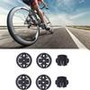 6 Pezzi Base Staffa Nera per Ciclocomputer per Garmin/Bryton/ CATEYE Supporto per Ciclocomputer Riparazione