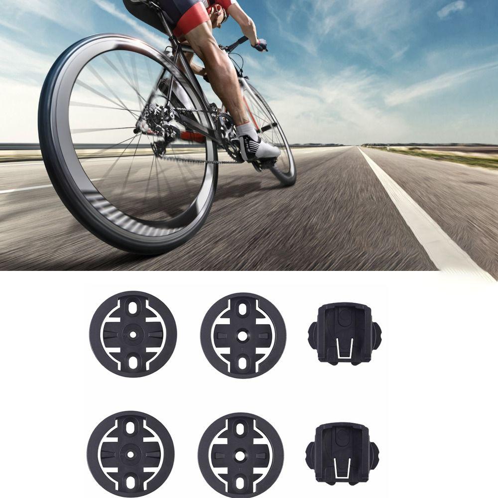 6 Pezzi Base Staffa Nera per Ciclocomputer per Garmin/Bryton/ CATEYE Supporto per Ciclocomputer Riparazione
