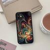 Mandala Painting For iPhone 11 12 13 14 15 16 Pro Max Plus Matte Translucent Phone Cover