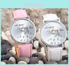 Unisex Casual Wristwatch With Stainless Steel Case And Pu Band For Students And Teens