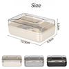 Bathroom Waterproof Soap Box Travel Portable Countertop Soap Box Creative Transparent Plastic Soap Storage Box With Lid Case