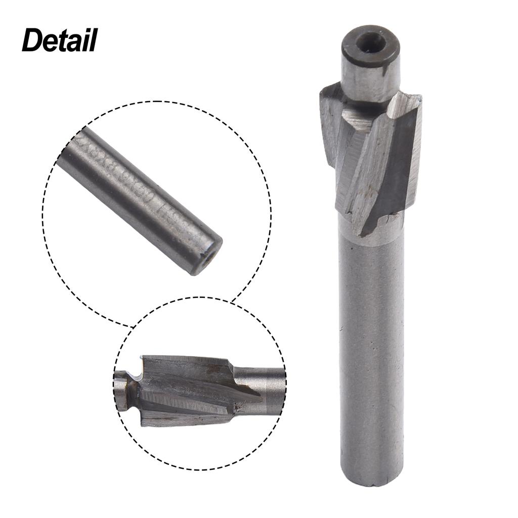 1pc HSS Counterbore End Mill M3-M8 Pilot Slotting Tool Countersink Milling Cutter High Speed Steel Machinery Tool Accessories