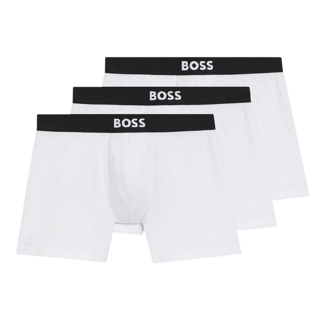 Boss Mens Polycotton Boxer Briefs (Pack of 3)