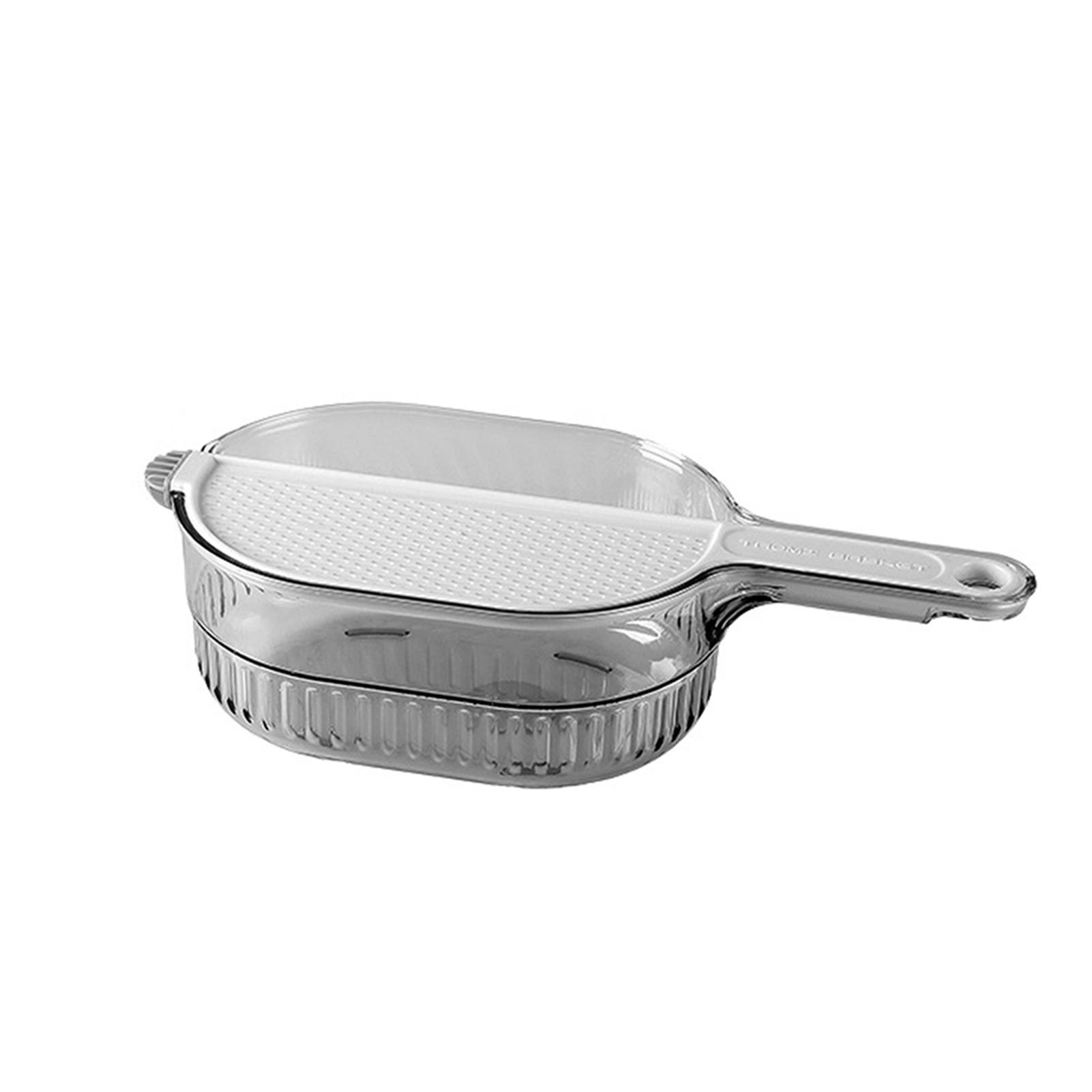 

Многофункциональная рисомоечная машина, бытовая уборка, дренажная корзина для фруктов и овощей, практичный фильтр, лоток для фруктов, кухонные гаджеты серый