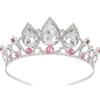 Pearl Headband Princess Tiara Sparkly Rhinestone Crystal Tiara  Bridal Accessories