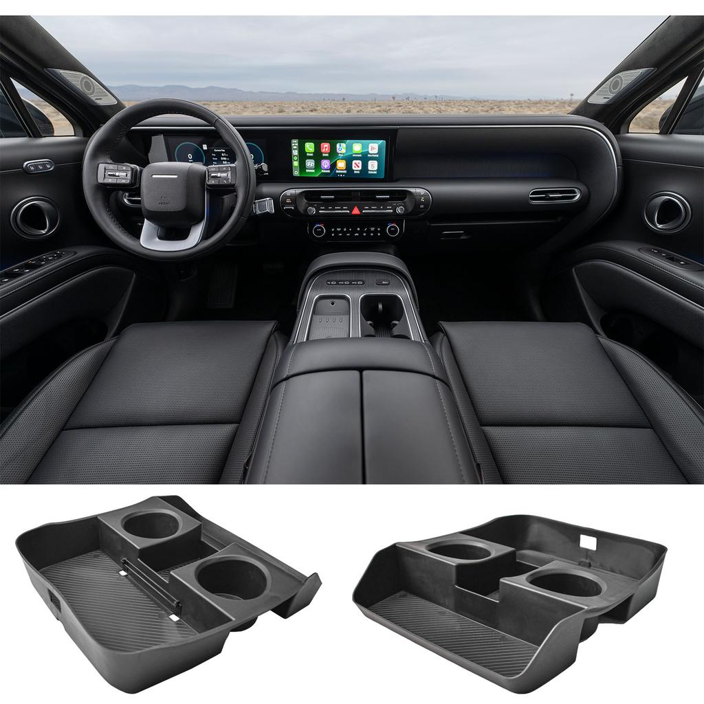 Sixthsmoy Lower Center Console Organizer Tray For 2026 Hyundai Palisade Accessories Cup Holder Floor Interior Car Storage Box