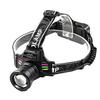 Strong Light Sensing Headlight USB Charging Intelligent Electric Display Multi Light Source Outdoor LED Headlight