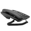LCD Display Semi Hands Free Corded Phone with Speakerphone 3‑group Alarms Desktop Corded Telephone