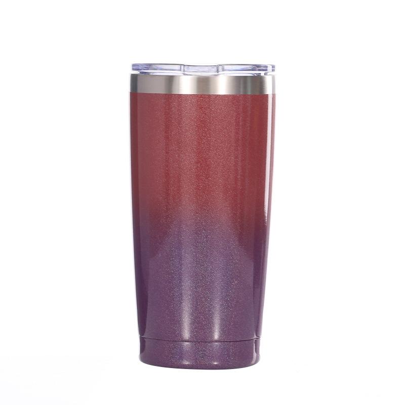 20Oz Car Cup 304 Stainless Steel Double-Layer Vacuum Car Ice Cup, American Coke Cup