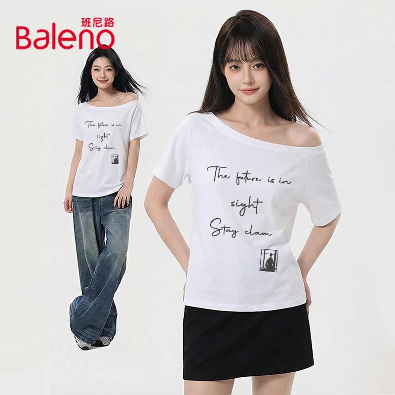 Женская свободная футболка Baleno с открытыми плечами M