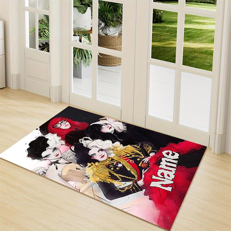 Custom Name Ghostly Urban Legends Carpet Rug Customizable Soft Washable Anti-Slip Home Living Room Sofa Mats Personalized Rug. 0909129