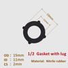 Nitrile Rubber Round O Ring Corrosion Oil Resistant Seal Washer PTFE Flat Gasket Ring Seals Joints Gaskets Spacers for Bolt