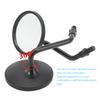 Rear View Mirror 3.4in Wide   Handlebar Rear View Mirrors for Motorcycle