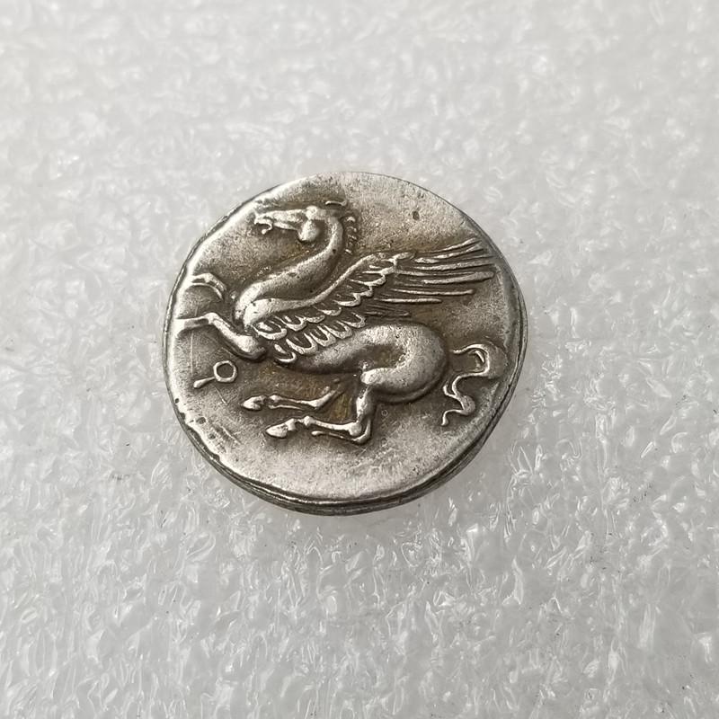 Gresk myntkopi Utenlandsk minnemynt Antik sølvmynt