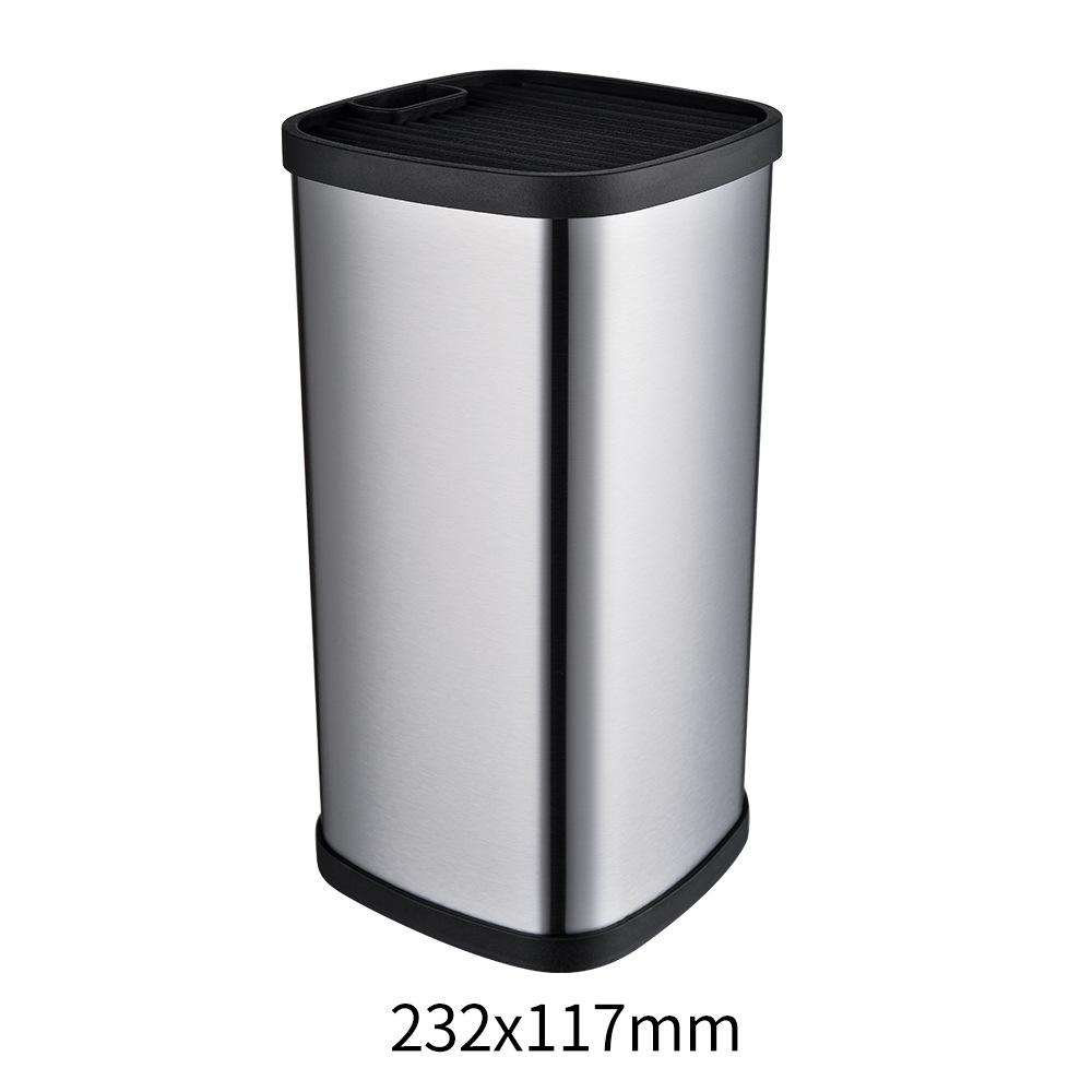 1 Stück Edelstahl Messerhalter Küchenmesser Aufbewahrung Messerhalter Multifunktionales Regal Aufbewahrungseimer