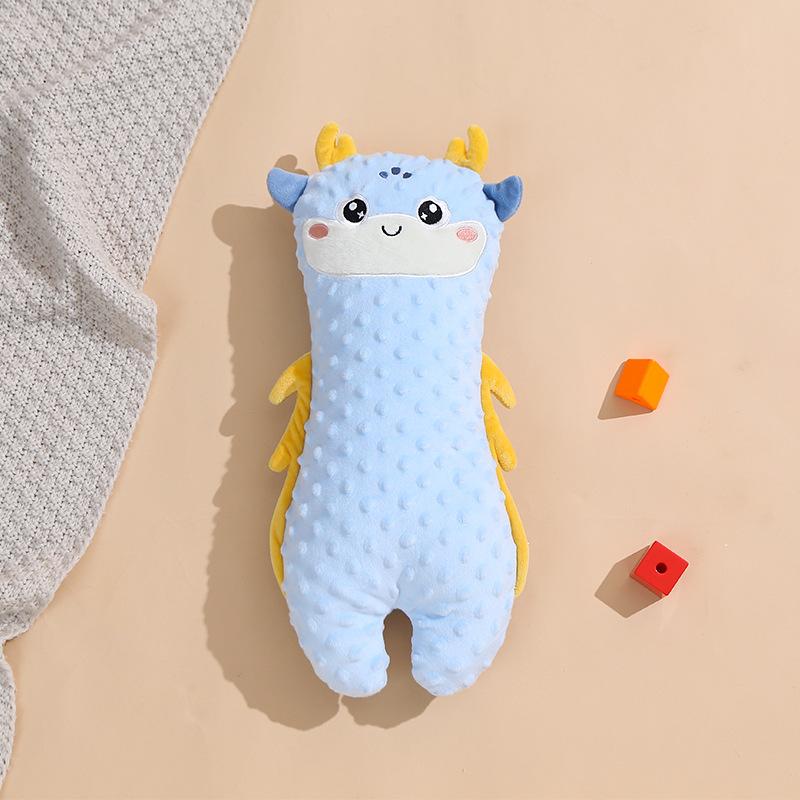 

Baby soothing pillow, baby beanbag comfort pillow, sleep security artifact, cartoon toy to prevent startle reflexes Little Blue Dragon-Bubble