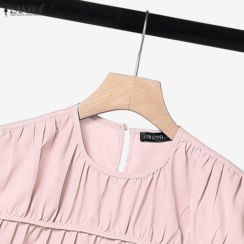ZANZEA Women Sleeveless Blouse and Long Pants Casual Two Piece Suit Sets