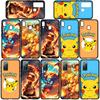 Phone Case for Samsung Galaxy S25 S23 S22 S24 Ultra FE Plus S9 A05 A06 A15 A16 A36 A37 A35 A54 A55 A56 A57 A25 A53 Anime Pikachu Pokemon GO Charmander